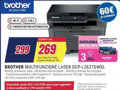Brother - Multifunzione Laser DCP-L2627DWXL