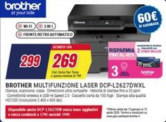 Brother - Multifunzione Laser DCP-L2627DWXL