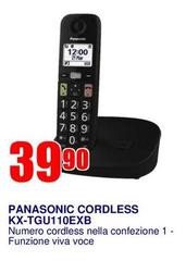 Panasonic - Cordless KX-TGU110EXB