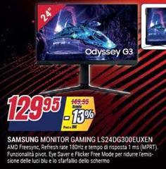 Samsung - Monitor Gaming Ls24dg300euxen