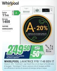 Whirlpool - Lavatrice Ffb 1148 Bsv It