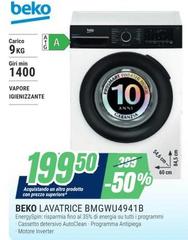 Beko - Lavatrice BMGWU4941B
