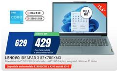 Lenovo - Ideapad 3 82X700K6IX
