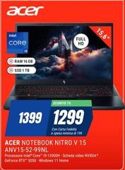 Acer - Notebook Nitro V 15 Anv15-52-99nl