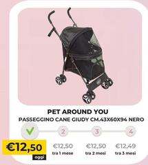 Patr Around You - Passeggino Cane Giudy Nero
