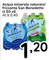 San Benedetto - Acqua Minerale Naturale/Frizzante