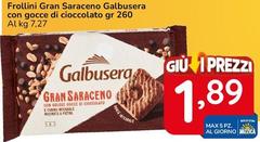 Galbusera - Frollini Gran Saraceno Con Gocce Di Cioccolato