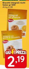 Selex - Biscotti Integrali Ricchi