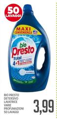 Bio Presto - Detersivo Lavatrice