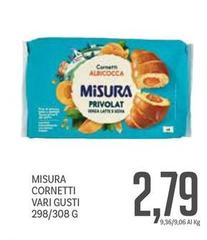 Misura - Cornetti