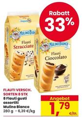 Mulino Bianco - Flauti Versch. Sorten 8 Stk 8 Flauti