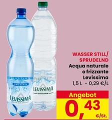 Levissima - Acqua Naturale O Frizzante
