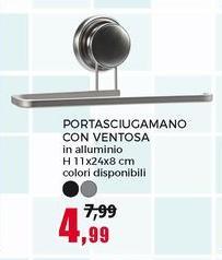 Portasciugamano Con Ventosa