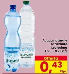 Levissima - Acqua Naturale O Frizzante