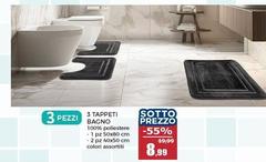 3 Tappeti Bagno