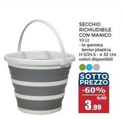 Secchio Richiudibile Con Manico