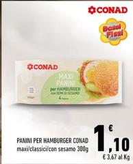 Conad - Panini Per Hamburger Maxi