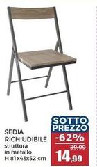 Sedia Richiudibile