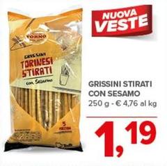 Grissini Stirati Con Sesamo