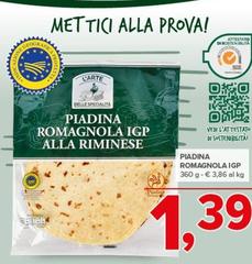 Piadina romagnola - Piadina Romagnola IGP