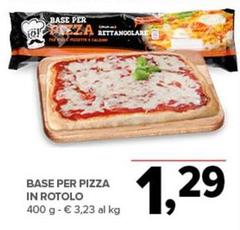 Base Per Pizza In Rotolo