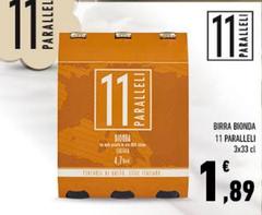 Birra Bionda 11 Paralleli