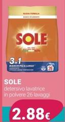 Sole - Detersivo Lavatrice In Polvere