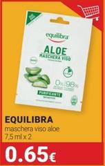 Equilibra - Maschera Viso Aloe