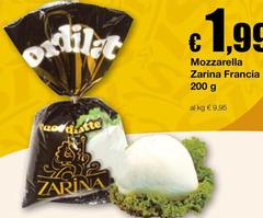 Francia - Mozzarella Zarina