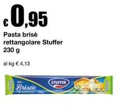 Stuffer - Pasta Brisée Rettangolare