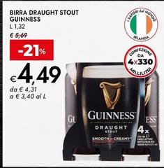 Guinness - Birra Draught Stout
