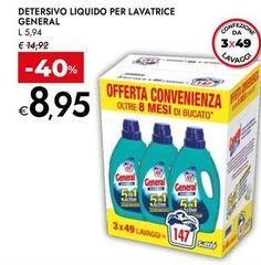 General - Detersivo Liquido Per Lavatrice