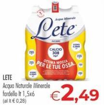 Lete - Acqua Naturale Minerale Fardello