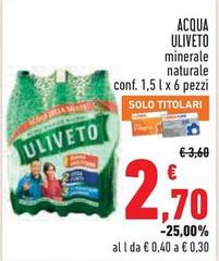 Uliveto - Acqua