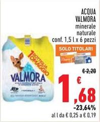Valmora - Acqua