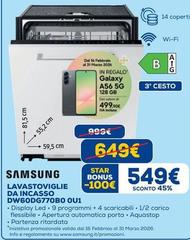 Samsung - Lavastoviglie Da Incasso DW6DG70B0O OU 1 A56