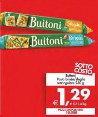 Buitoni - Pasta Brisée/Sfoglia Rettangolare