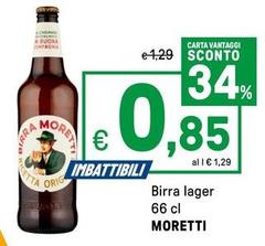 Moretti - Birra Lager