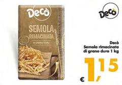 Deco - Semola Rimacinata Di Grano Duro