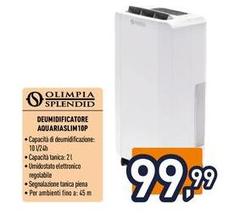 Olimpia Splendid - Deumidificatore Aquariaslim 10P