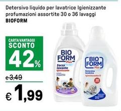 Bioform - Detersivo Liquido Per Lavatrice Igienizzante