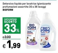 Bioform - Detersivo Liquido Per Lavatrice Igienizzante 