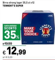 Tennent's - Birra Strong Lager Super