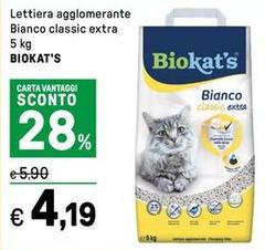 Biokat's - Lettiera Agglomerante Bianco Classic Extra