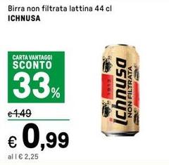 Ichnusa - Birra Non Filtrata Lattina
