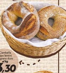 Ciambella Tipo Lentini Di Grano Duro