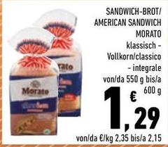 Morato - Sandwich-brot/ American Sandwich