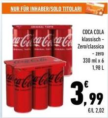 Coca Cola - Klassisch- Zero/Classica