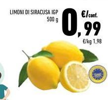 Limoni Di Siracusa IGP
