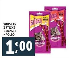 Whiskas - 3 Sticks Manzo
